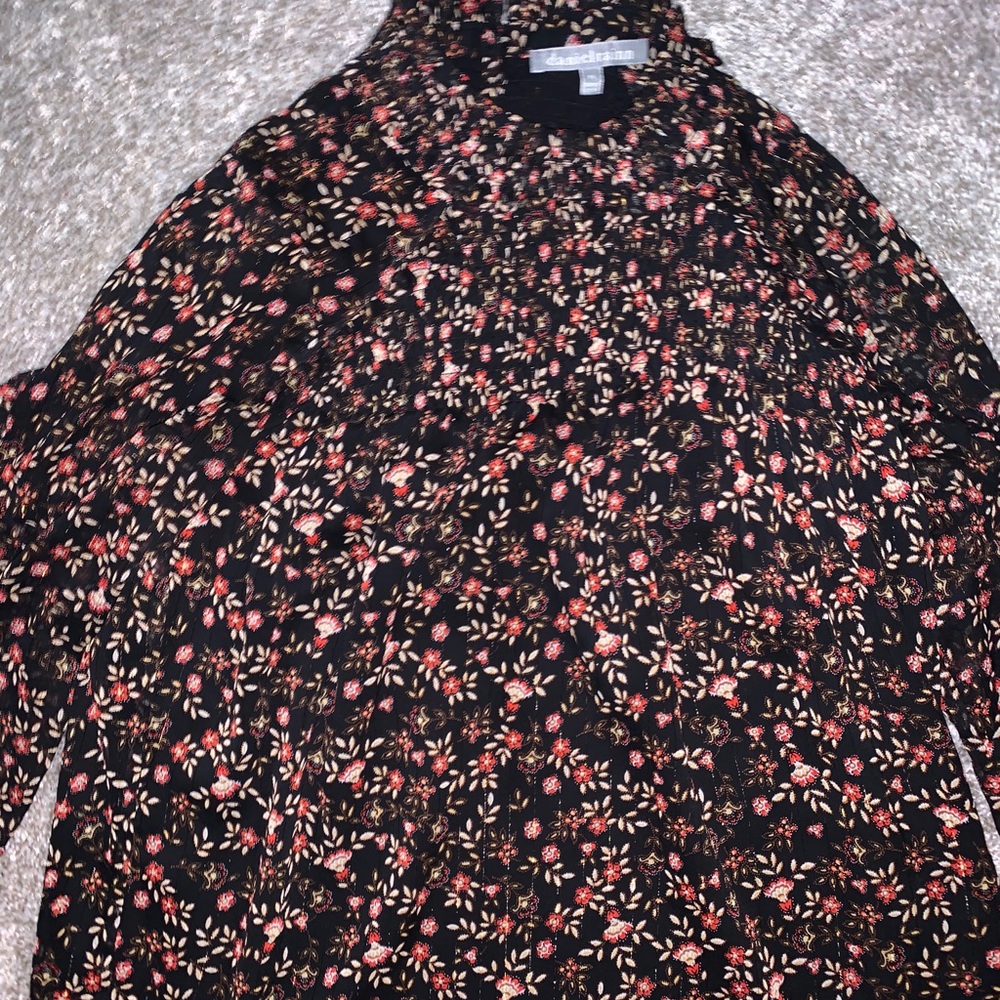 Daniel Rainn Womens Floral Blouse - Picture 4 of 6